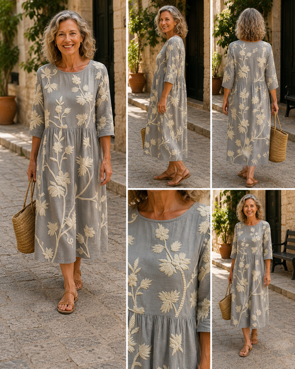 Vestido Ashley Floral Fluido