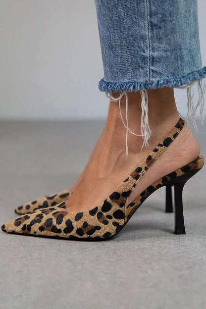 Tacón Avera D’Orsay Leopardo