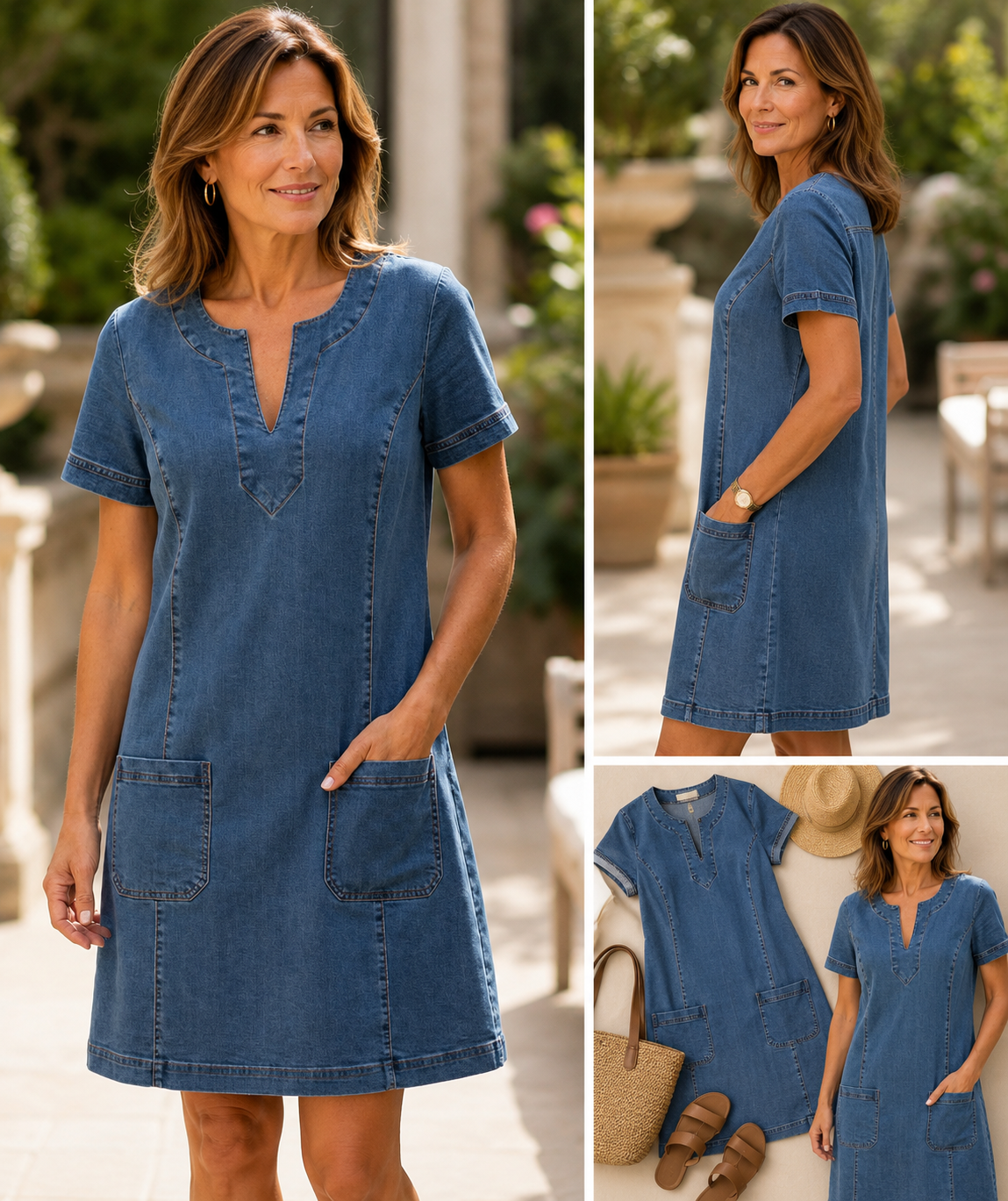 Vestido Julia Denim Suave