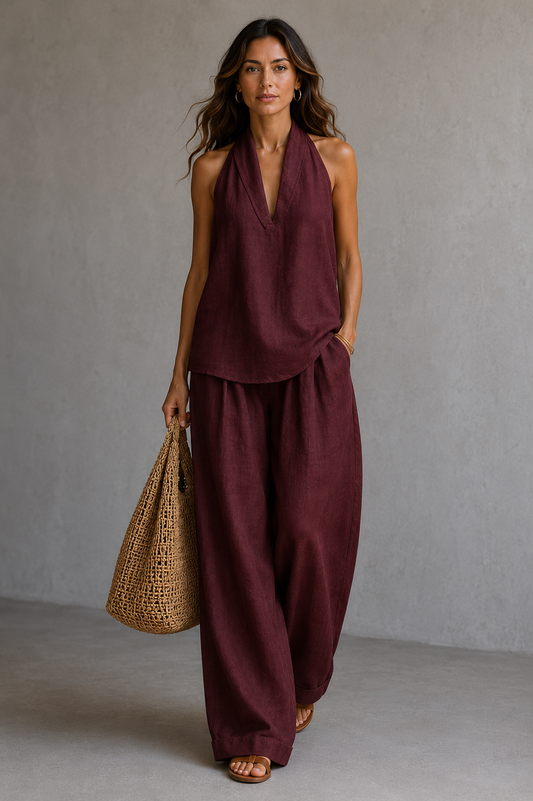 Conjunto Ainhoa Lino Fluido