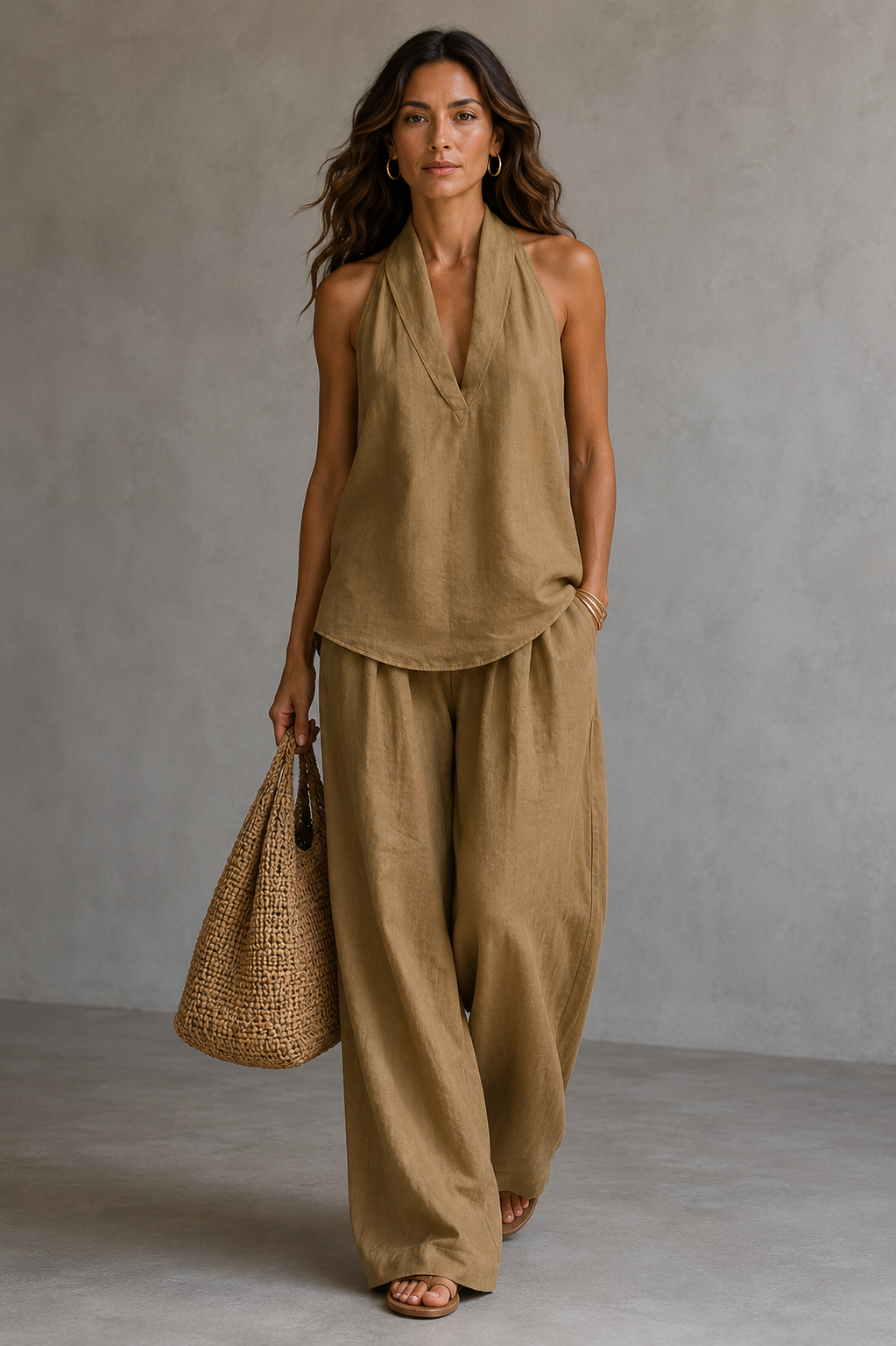 Conjunto Ainhoa Lino Fluido