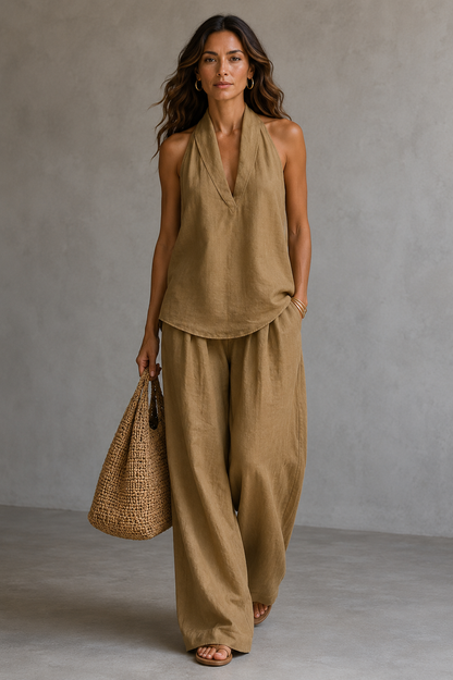 Conjunto Ainhoa Lino Fluido
