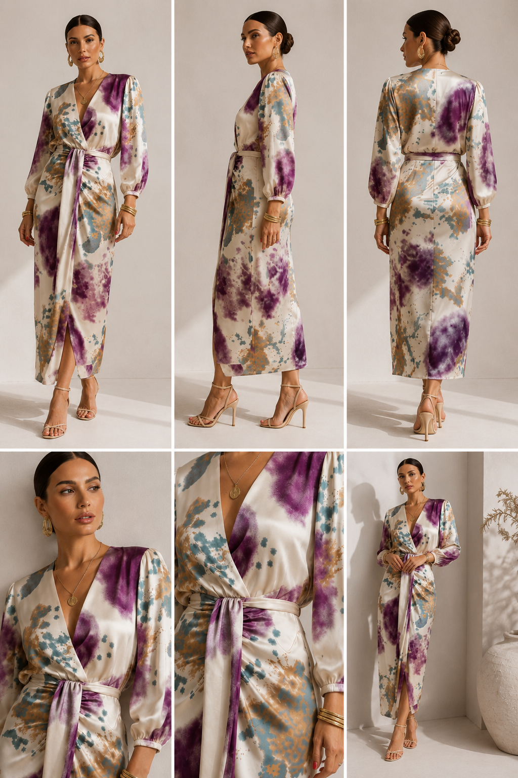 Vestido Selene Corte Cruzado.