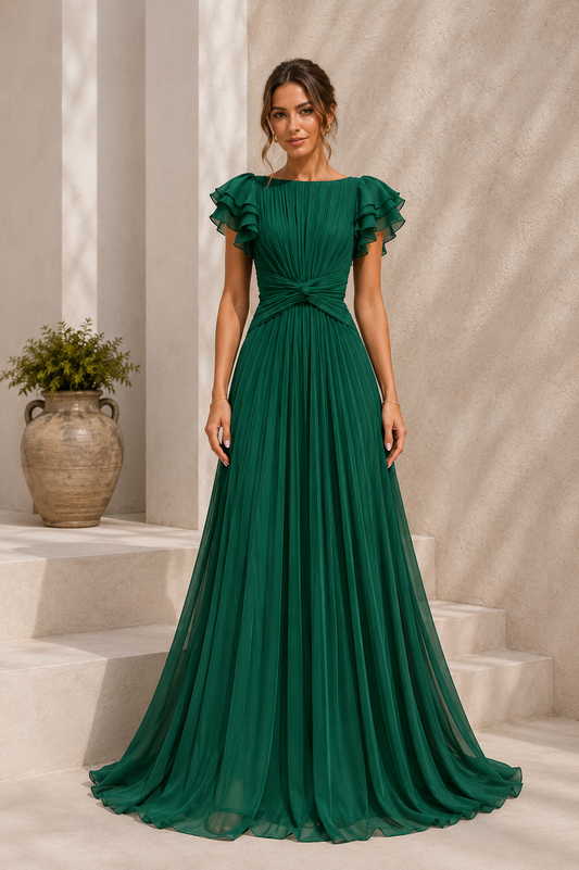 Vestido Rosy Plisado