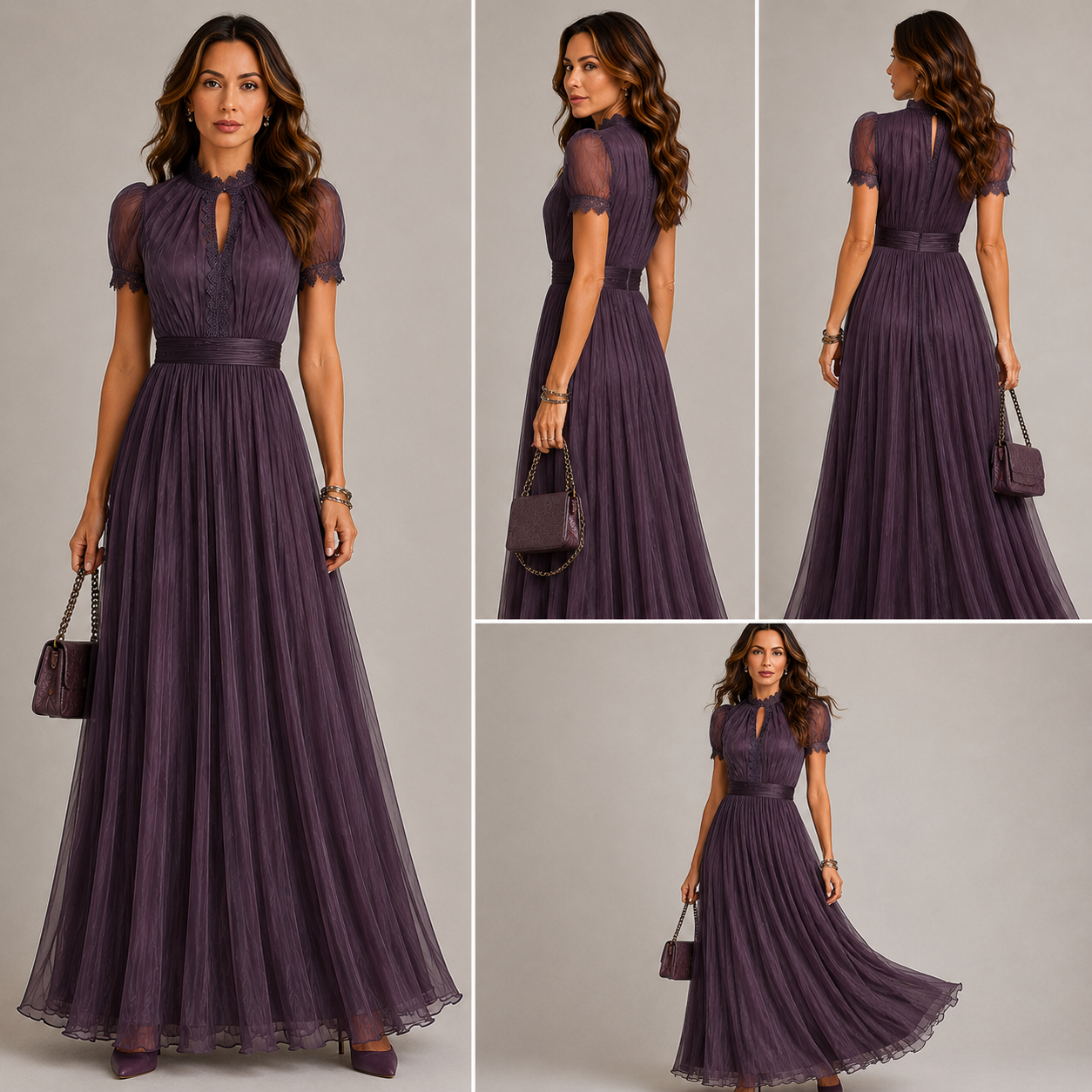 Vestido Ashley Largo Gasa