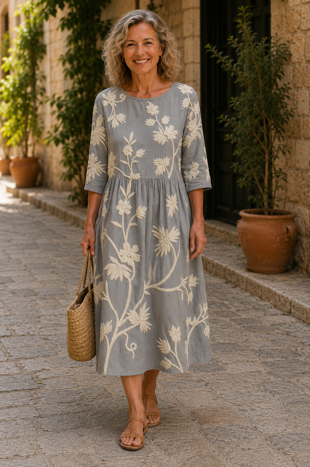 Vestido Ashley Floral Fluido
