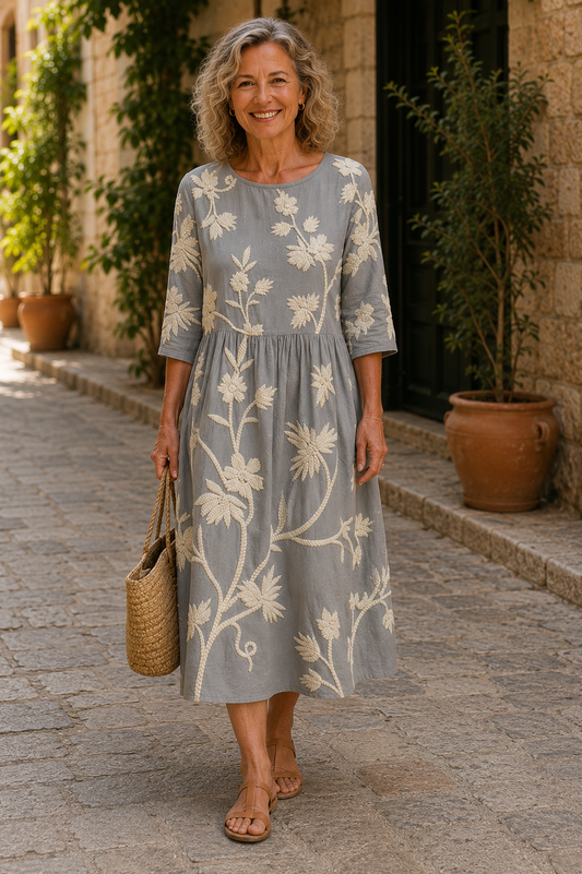 Vestido Ashley Floral Fluido
