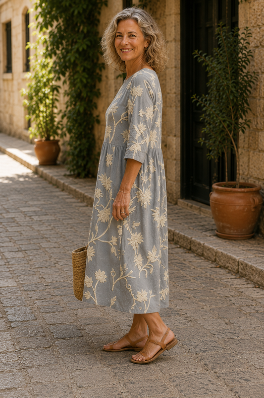 Vestido Ashley Floral Fluido